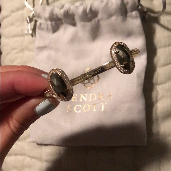 Pyrite, gold Kendra Scott bracelet - Picture 2 of 4